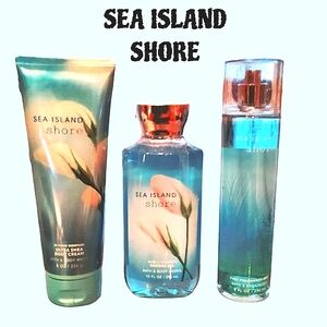 SEA ISLAND SHORE BATH & BODY SET - Shower Gel, Body Cream, & Fragrance Mist